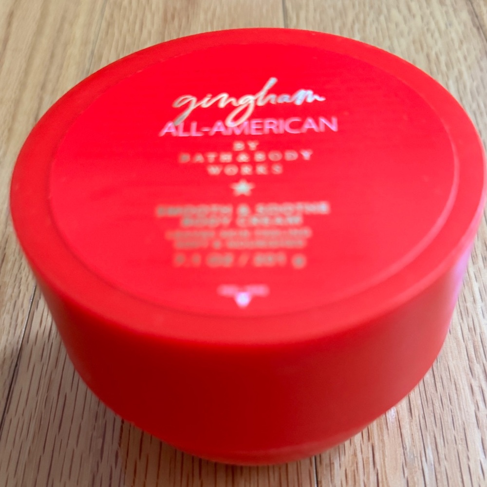 Bath & Body Works Red Gingham Body Butter